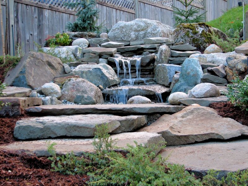 Garden Waterfall Installation in Honolulu, HI