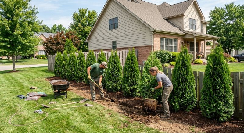 Privacy Shrub Planting in Ventura County, CA