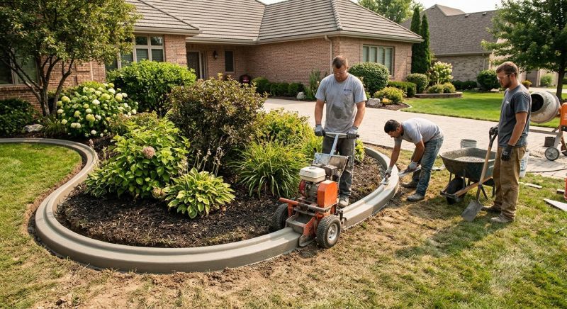 Garden Curbing Installation in Citrus County, FL