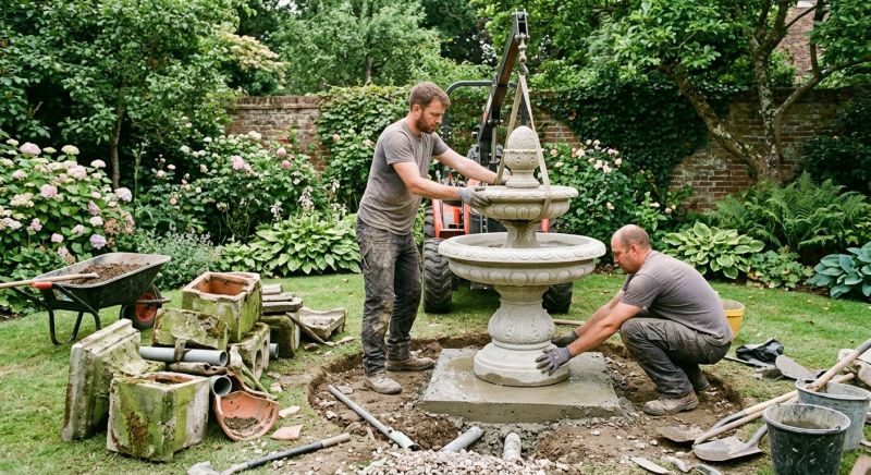 Garden Fountain Replacement in Honolulu, HI