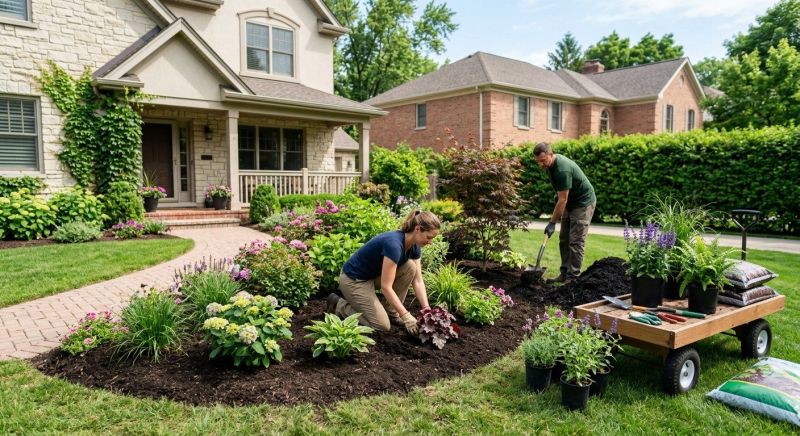 Garden Mulch Installation in Ventura County, CA