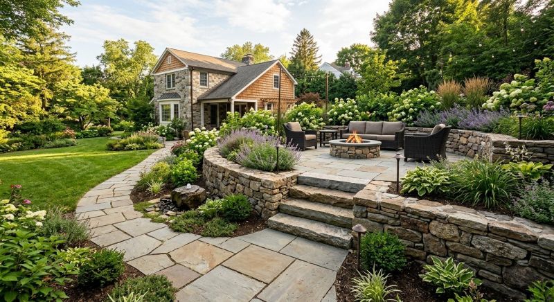 Landscape Hardscaping in Boston, MA
